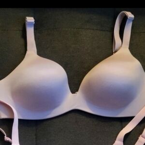 Victoria Secret Infinity Flex Semi Lined Demi Light Purple 34C NWOT